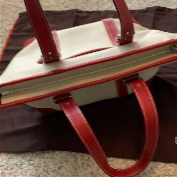 Coach leather/canvas tote - Picture 7 of 10